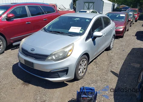 2016 Kia Rio Lx из США, поврежденный, VIN KNADM4A36G6531455